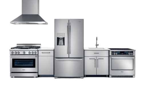 campana, refrigeradoras, lavavajilla y cocina